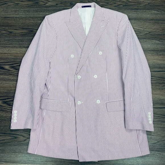 Seersucker Blazer Jackets